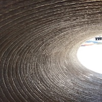 труба с наплавкой из карбида хрома